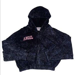 Medium Rue 21 Cropped Black Hoodie